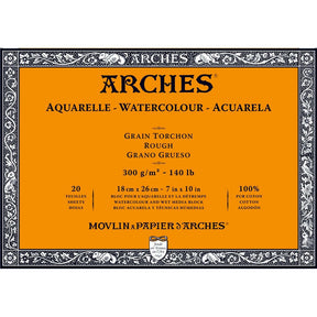 Arches Watercolour Block - 140 lb. Rough - 7" x 10"