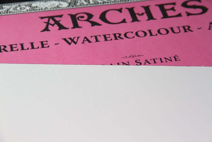 Arches Watercolour Paper 140 lb. Hot Press, Bright White 22" x 30"