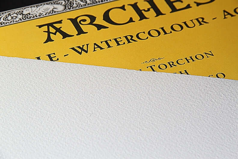 Arches Watercolor Paper - 22 x 30, Bright White, Cold Press, 300 lb,  Single Sheet