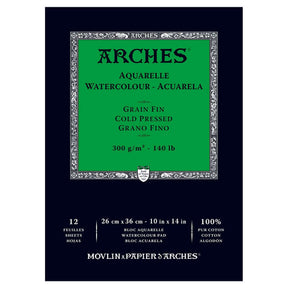 Arches Watercolour Pad - 140 lb. Cold Press - 10" X 14"