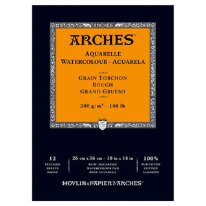 Arches Watercolour Pad - 140 lb. Rough - 10" X 14"