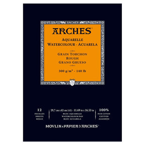 Arches Watercolour Pad - 140 lb. Rough - 11.69" X 16.53"