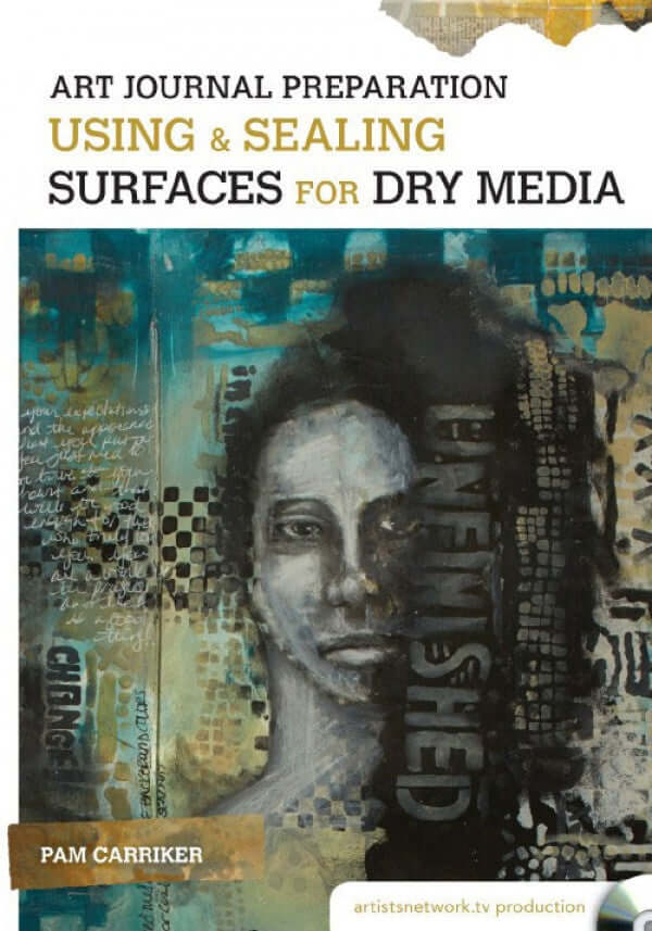 Art Journal Preparation Using & Sealing Surfaces for Dry Media