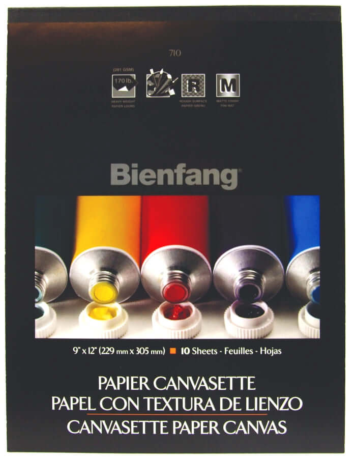 Bienfang #710 Canvasette Paper Pad - 12" x 16"