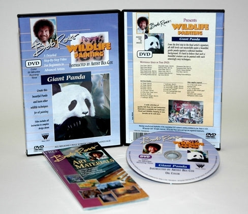 Bob Ross Wildlife Painting Giant Panda DVD