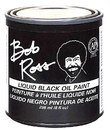 Bob Ross Liquid Black Oil Paint - 237 ml
