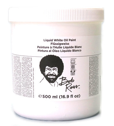 Bob Ross Liquid White Oil Paint - 500 ml