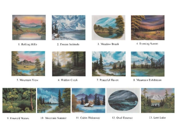 Bob Ross Joy Of Painting Book - Volume 13