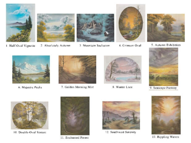 Bob Ross Joy Of Painting Book - Volume 18
