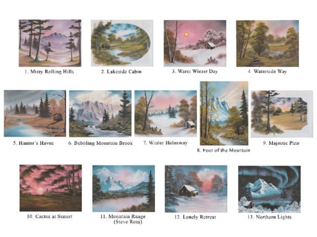 Bob Ross Joy Of Painting Book - Volume 8