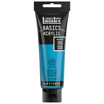Liquitex BASICS Acrylic - 4 oz. tube - Brilliant Blue