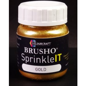 Brusho SprinkleIT 10 g - Metallic Gold