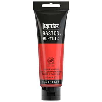 Liquitex BASICS Acrylic - 4 oz. tube - Cadmium Red Light Hue