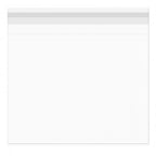 Crystal Clear Flap Envelope Bag - 8 7/16" x 10 1/4"