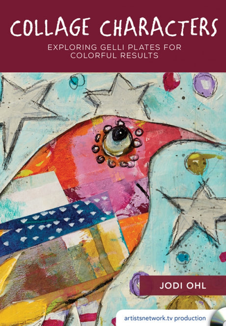 Collage Characters: Exploring Gelli Plates for Colorful Results with Jodi Ohl 