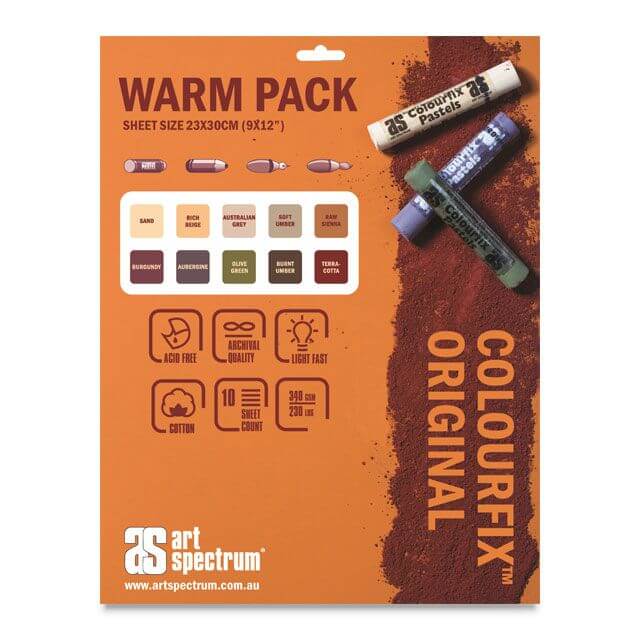Art Spectrum Colourfix™ Paper Pad - Warm Tones