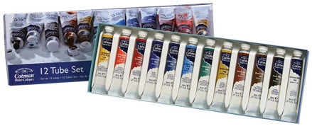 Cotman Watercolour 12 Tube Set