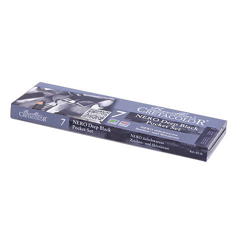 Cretacolor Nero Deep Black Pocket Pencil Set