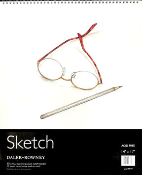 Daler Rowney Spiral Bound Sketch Pad - 18" x 24"
