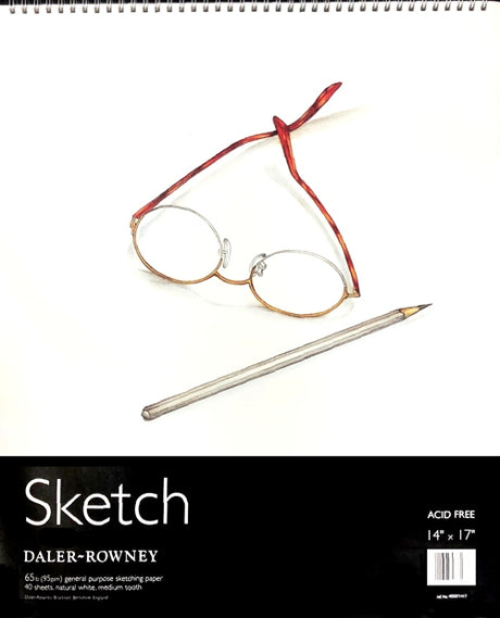 Daler Rowney Spiral Bound Sketch Pad - 18" x 24"