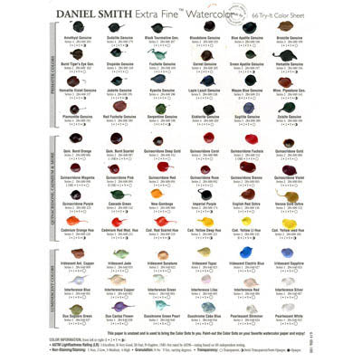 DANIEL SMITH 66 Watercolour Dot Card