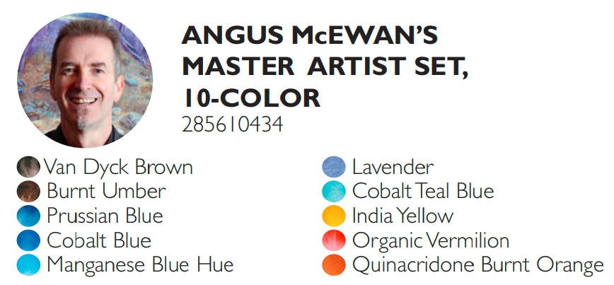 Daniel Smith Angus McEwan's Master Artist Watercolour Set  - 10 tubes x 5 ml