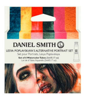 Daniel Smith Lesya Poplavskaya's Alternative Portrait Watercolour Set - 6 tubes x 5 ml