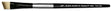 Dynasty Black Silver Angle Brush Short Handle 1/4"
