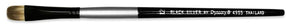 Dynasty Black Silver Filbert Brush Short Handle - #2