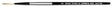 Dynasty Black Silver Long Liner Brush Short Handle #0