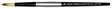 Dynasty Black Silver Round Brush Short Handle #2
