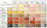 DANIEL SMITH Hand Poured Watercolor Half Pan Set – Earth: Desert to Mountains