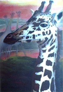 Bob Ross Wildlife Painting Packet - Elegant Giraffe