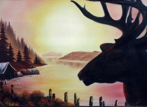 Bob Ross Wildlife Painting Packet - Elk