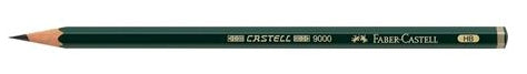 Faber-Castell Castell 9000 Graphite Pencil - 4H