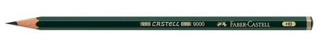 Faber-Castell Castell 9000 Graphite Pencil - 3B