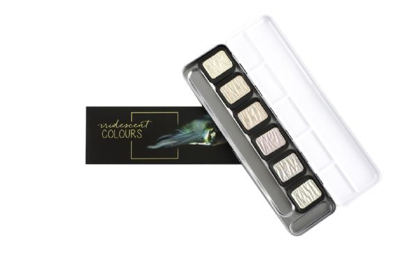 Finetec® Artist Pearlescent Watercolor Iridescent Paint 6-Color Set