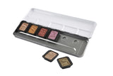 Finetec Artist Mica Metallic Watercolour Pearlescent Paint 6-Colour Warm Set