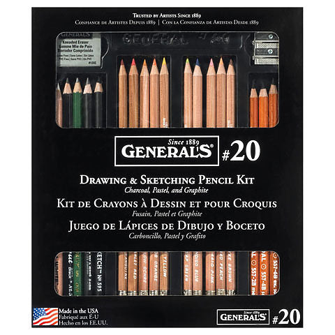 General's Drawing & Sketching Pencil Kit No. 20