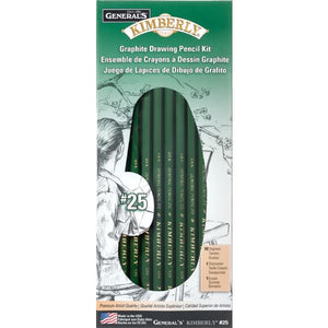 General's Kimberly Graphite Drawing Pencil Kit #25
