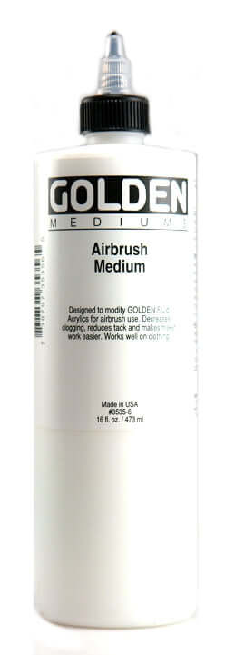 Golden Airbrush Medium - 16 oz. bottle