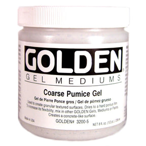 Golden - 8 oz. - Coarse Pumice Gel