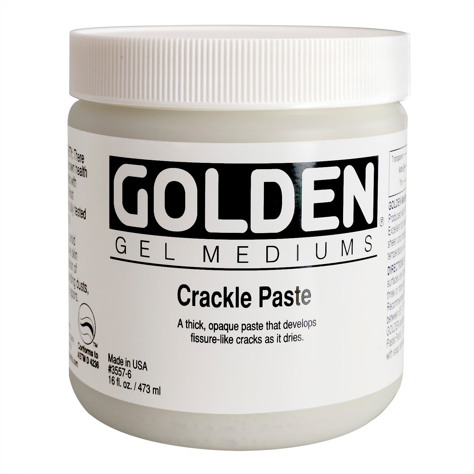 Golden : Coarse Molding Paste : 473ml (16oz)