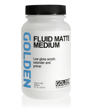 Golden - 8 oz. - Fluid Matte Medium