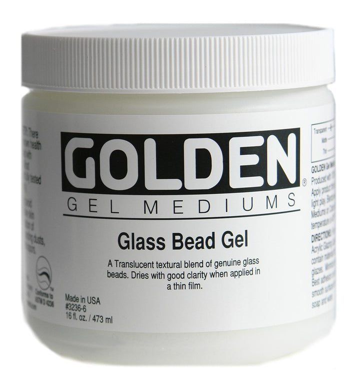 Golden - 16 oz. - Glass Bead Gel