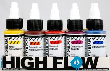 Golden High Flow Set Assorted Colours Set - 10 x 30 ml bottles