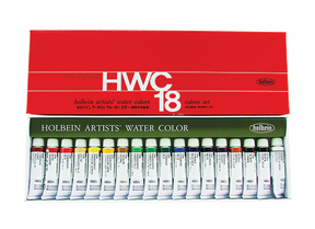 Holbein Watercolour Set of 18 - 5ml tubes