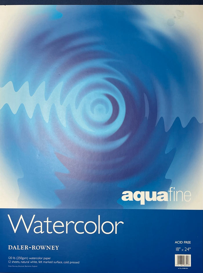 Daler Rowney Aquafine Watercolour Pad - 18" x 24"