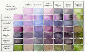 DANIEL SMITH Hand Poured Watercolor Half Pan Set – Colors of Inspiration