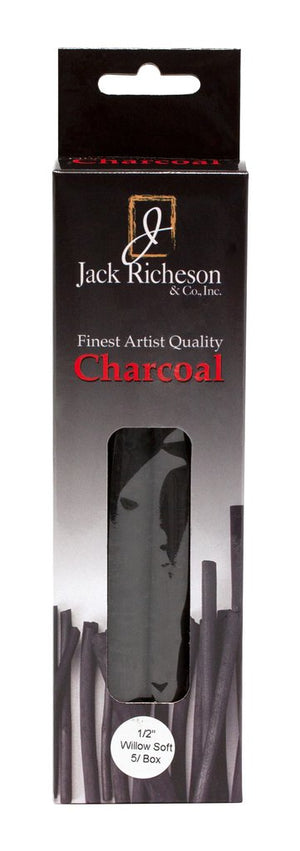 Richeson Natural Willow Soft Charcoal 1/2"